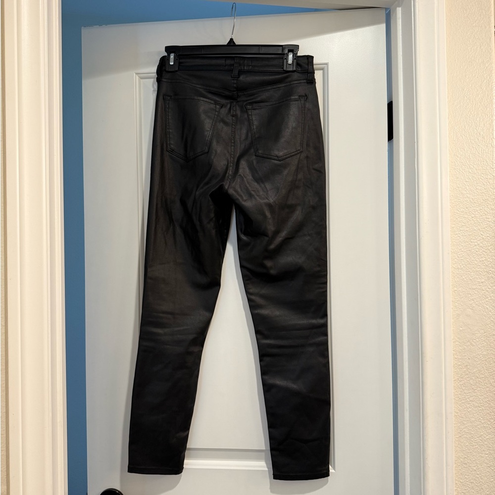 Abercrombie & Fitch Black Coated Ultra High Rise Skinny Jeans - Picture 5 of 7